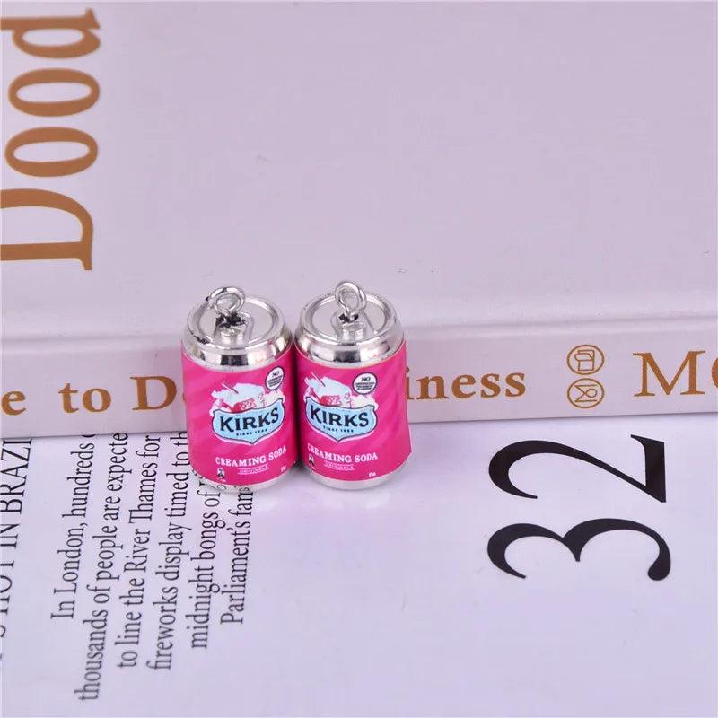 10pcs 3D Colorful Alcohol Resin Charms for DIY Earring Making