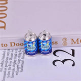 10pcs 3D Colorful Alcohol Resin Charms for DIY Earring Making