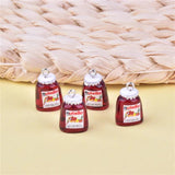 10pcs Peanut Butter 3D Resin Charms for DIY Earring Keychain