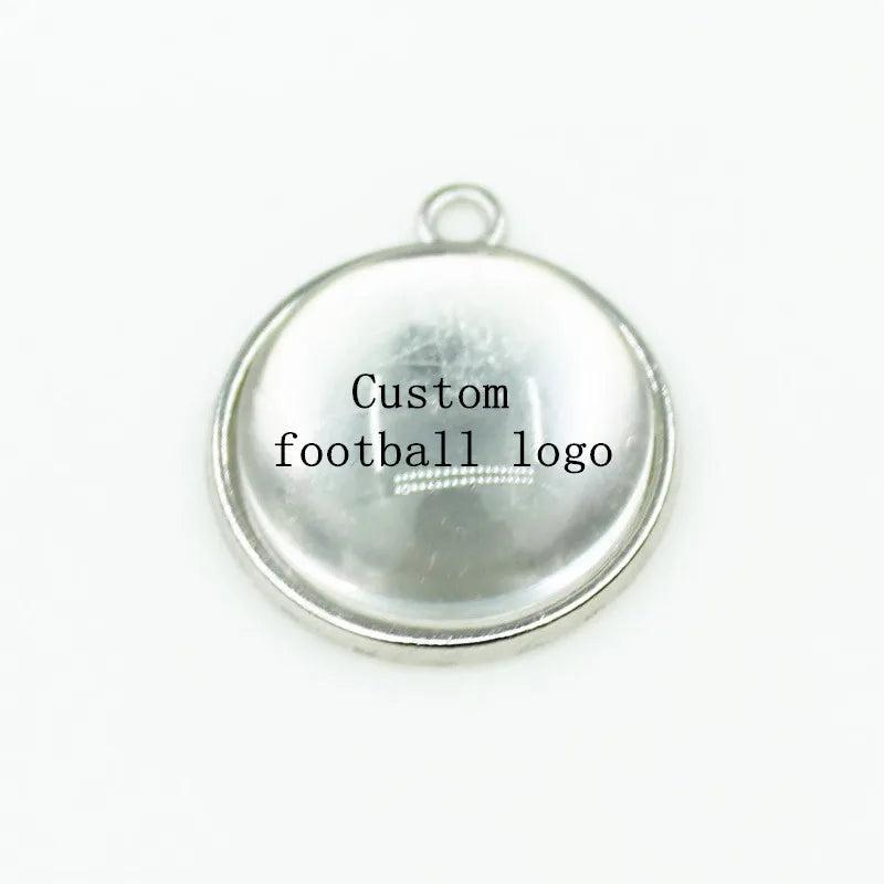 10pcs Football Baseball Dangle Charms for DIY Bracelet Jewelry