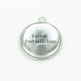 10pcs Football Baseball Dangle Charms for DIY Bracelet Jewelry