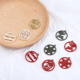 5pcs Christmas Charm Reindeer Snowflakes Santa Letters Charms DIY Jewelry Making