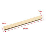 10Pcs Brass Textured Rectangular Bar Charms for Jewelry Making