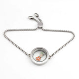 30mm Twist Locket Bracelet Stainless Steel Floating Charms Locket