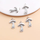 36pcs Vintage Mushroom Rabbit Charms for Pendant Necklace Jewelry Making
