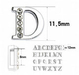 130PC/lot 8mm Slide Letter DIY Jewelry Charms ENGLISH Alphabet for Keychains