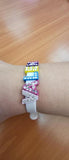 50pcs Slide Letter Charms Crystals Beads for DIY Bracelets Necklace Key Chain