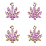 10pcs Maple Leaves Charms for DIY Necklace Jewelry Making