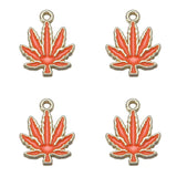 10pcs Maple Leaves Charms for DIY Necklace Jewelry Making