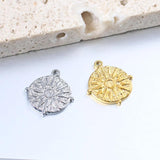3Pcs/Set Sun Flower Bee Charm Pendants DIY Necklace Jewelry Making