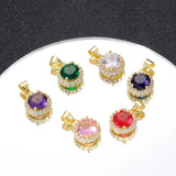 3Pcs CZ Heart Drop Star Charms for DIY Jewelry Making