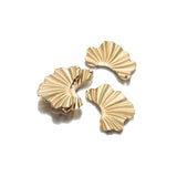 10pcs Brass Abstract Circle Geometric Flower Pendants for Earrings