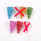 10pcs Rainbow Glitter Unicorn Horn Charms 36*17mm DIY Necklace Pendant Keychain