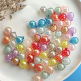 30Pcs Transparent Bubble Ball Acrylic Charms DIY Jewelry Making Pendant