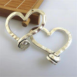 10pcs Heart Shaped Charm Pandant for Jewelry Making DIY
