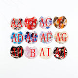 Tortoise Shell Earring Charm, Acrylic Beads, Circle Cutout Earrings Parts