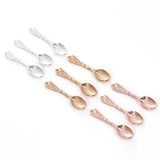 20pcs 42MM Antique Silver Clock Soup Spoon Charms Pendant DIY Jewelry Making