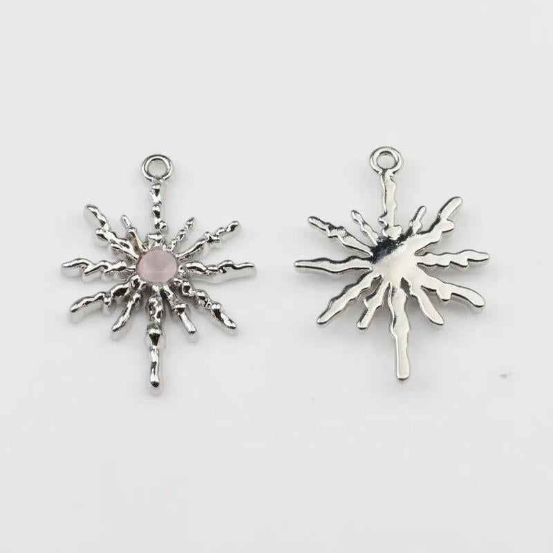 Zinc Alloy Sun Star Charms Pendant 10pcs/lot for DIY Necklace