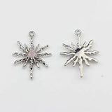Zinc Alloy Sun Star Charms Pendant 10pcs/lot for DIY Necklace