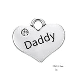 Princess Charms Rhinestone Heart DIY Jewelry Making