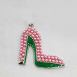 5Pcs Greek Sorority High-Heeled Shoes Charm for Bracelet/Necklace