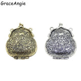 Ancient Purse Locket Charm Pendants for Jewelry Lover
