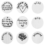 10pc Mother Daughter Forever 22mm Steel DIY Charms for 30mm Locket