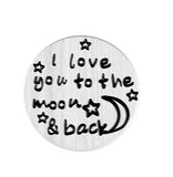 10pc Mother Daughter Forever 22mm Steel DIY Charms for 30mm Locket