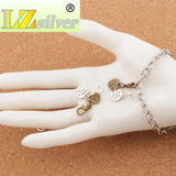 Love Heart Lobster Claw Clasp Charm Beads 26PCS