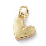 10Pcs Sweet Heart Shape Charms for DIY Jewelry Making