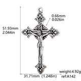 Exorcism Cross Pendant Necklace DIY Jewelry Making Catholic Supplies