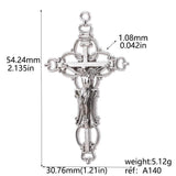 Exorcism Cross Pendant Necklace DIY Jewelry Making Catholic Supplies