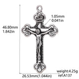 Exorcism Cross Pendant Necklace DIY Jewelry Making Catholic Supplies