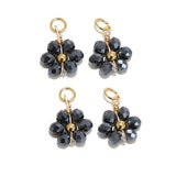 20pcs Stainless Steel Crystal Beads Charms for Jewelry Making