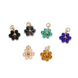 20pcs Stainless Steel Crystal Beads Charms for Jewelry Making