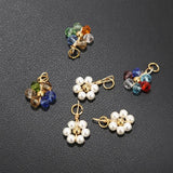 20pcs Stainless Steel Crystal Beads Charms for Jewelry Making