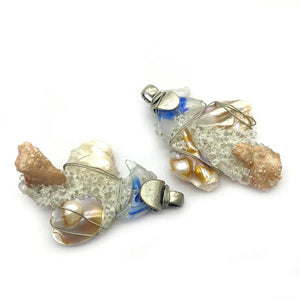 Natural Pearl Semi-precious Stones Pendant for DIY Necklace