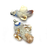 Natural Pearl Semi-precious Stones Pendant for DIY Necklace