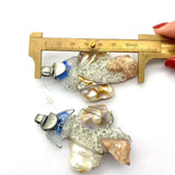 Natural Pearl Semi-precious Stones Pendant for DIY Necklace