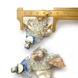 Natural Pearl Semi-precious Stones Pendant for DIY Necklace
