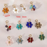 20Pcs Stainless Steel Crystal Beads Charms Pendant for DIY Jewelry