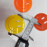 10pcs 55mm DIY Smile Face Beads, Small Pendant for Key Chain Jewelry Making