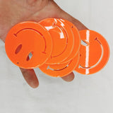10pcs 55mm DIY Smile Face Beads, Small Pendant for Key Chain Jewelry Making