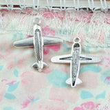 30PCS 35*31.5MM Antique Plane Charms Pendants Diy Jewelry Accessories