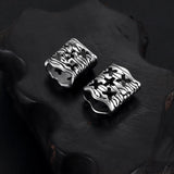 Vintage Hollow X Hole Slide Charms 12x6mm