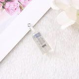 10 Pcs 3D Alcohlic Drink Bottle Pendant Resin Charms For DIY Making