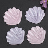 20Pcs 40mm Glitter Shell Charms Resin Necklace Keychain