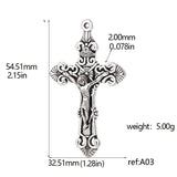 Cross Charms Catholic Christian Zinc Alloy Pendants For Necklaces