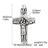 Cross Charms Catholic Christian Zinc Alloy Pendants For Necklaces