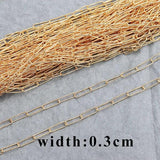 DIY Chain Necklace 18K Plated 1m/Lot
